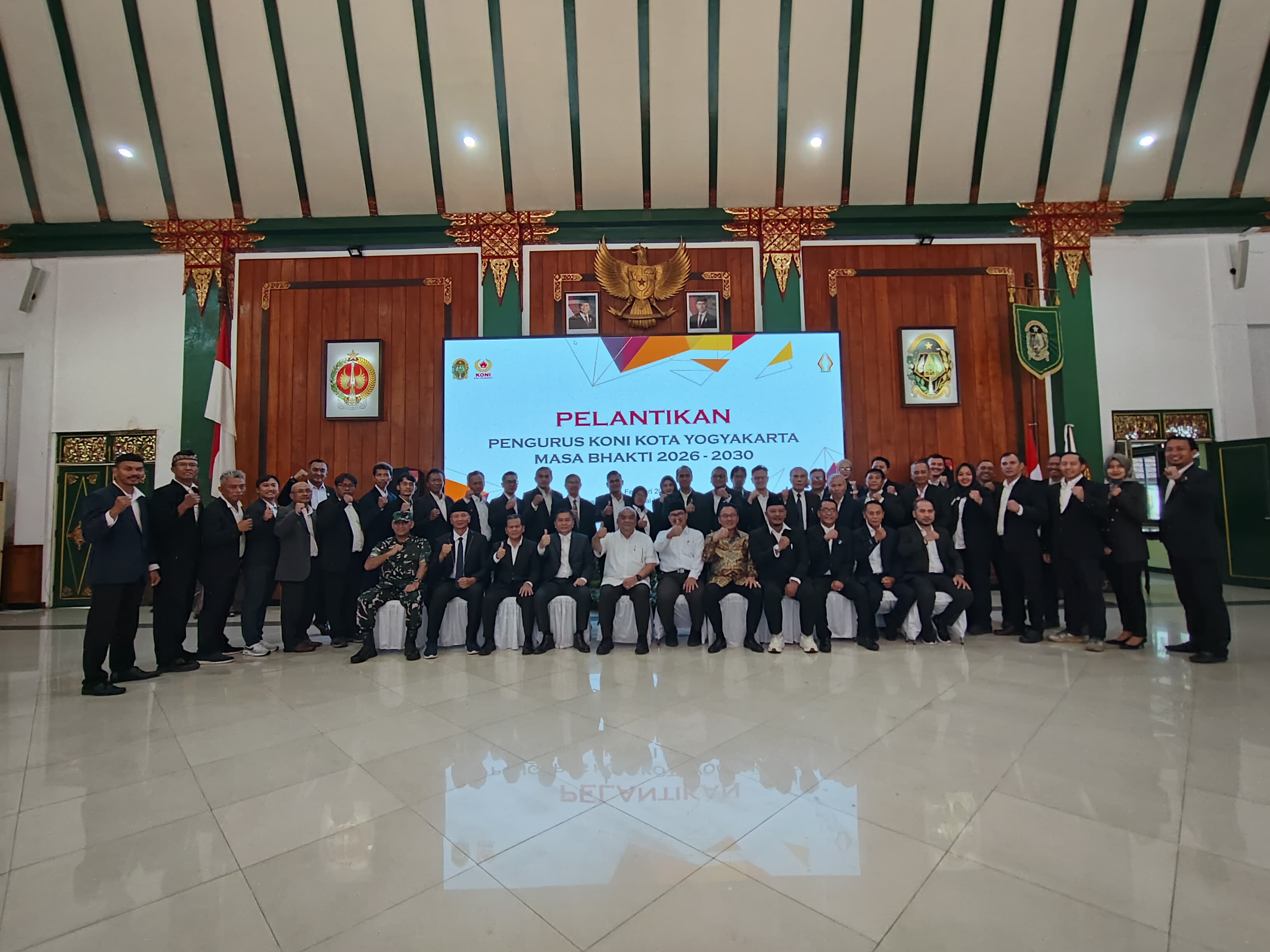 Foto Pengurus KONI Kota Yogyakarta 2026-2030